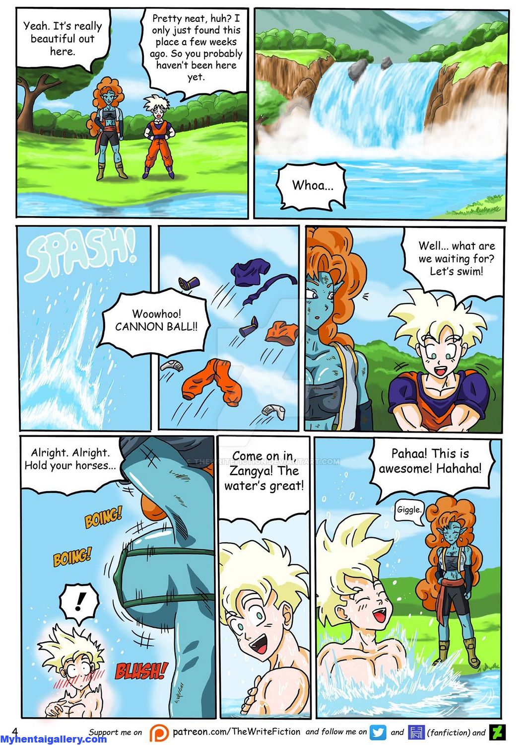 Dragon Ball Z Golden Age Fiery Lake page 5 full