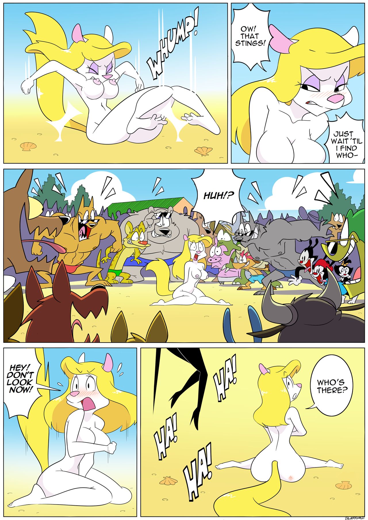 Queen Bea's Beach Fight page 7 full