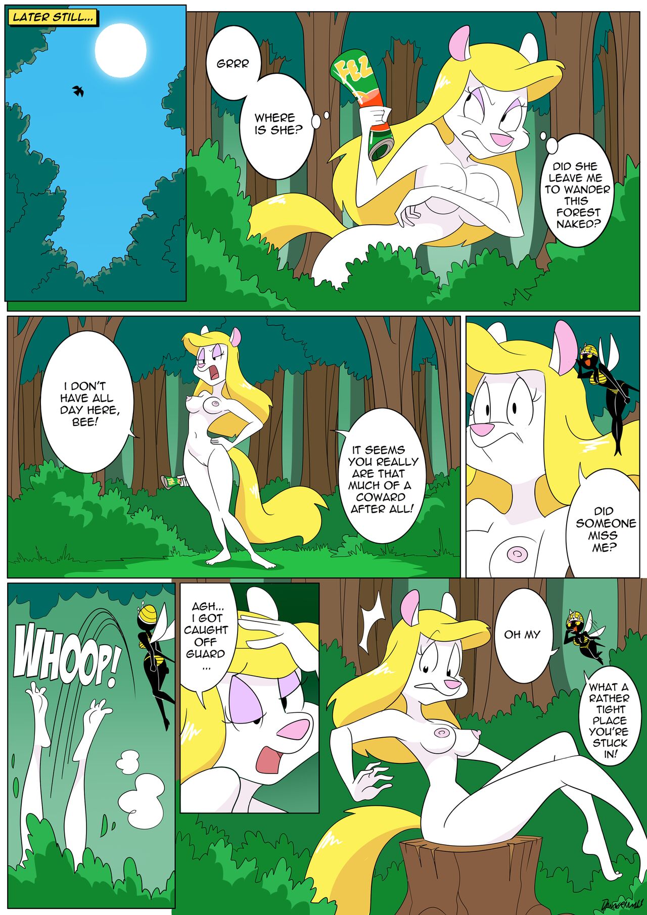 Queen Bea's Beach Fight page 9 full