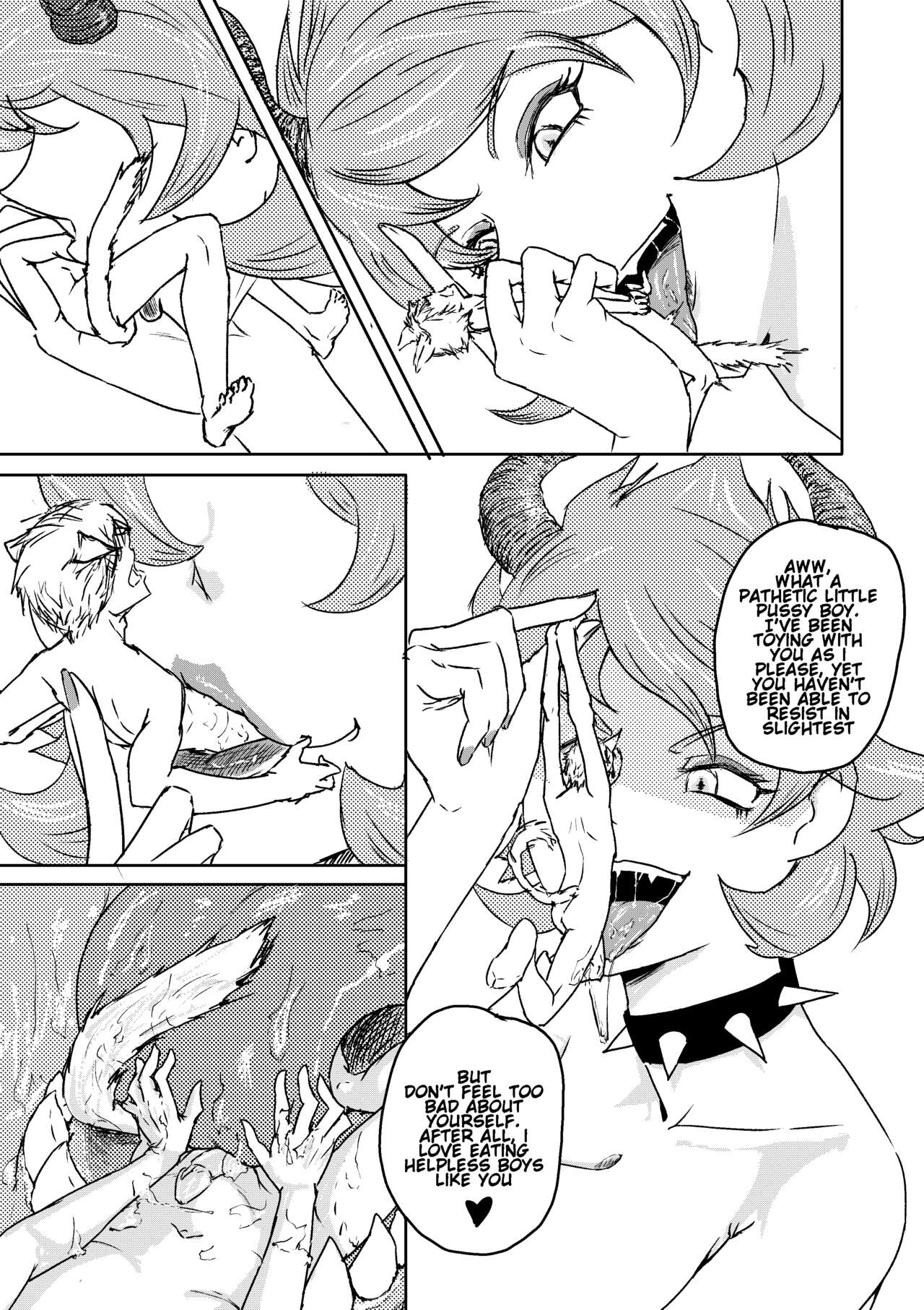 Succubus Eats Catboy page 1 full