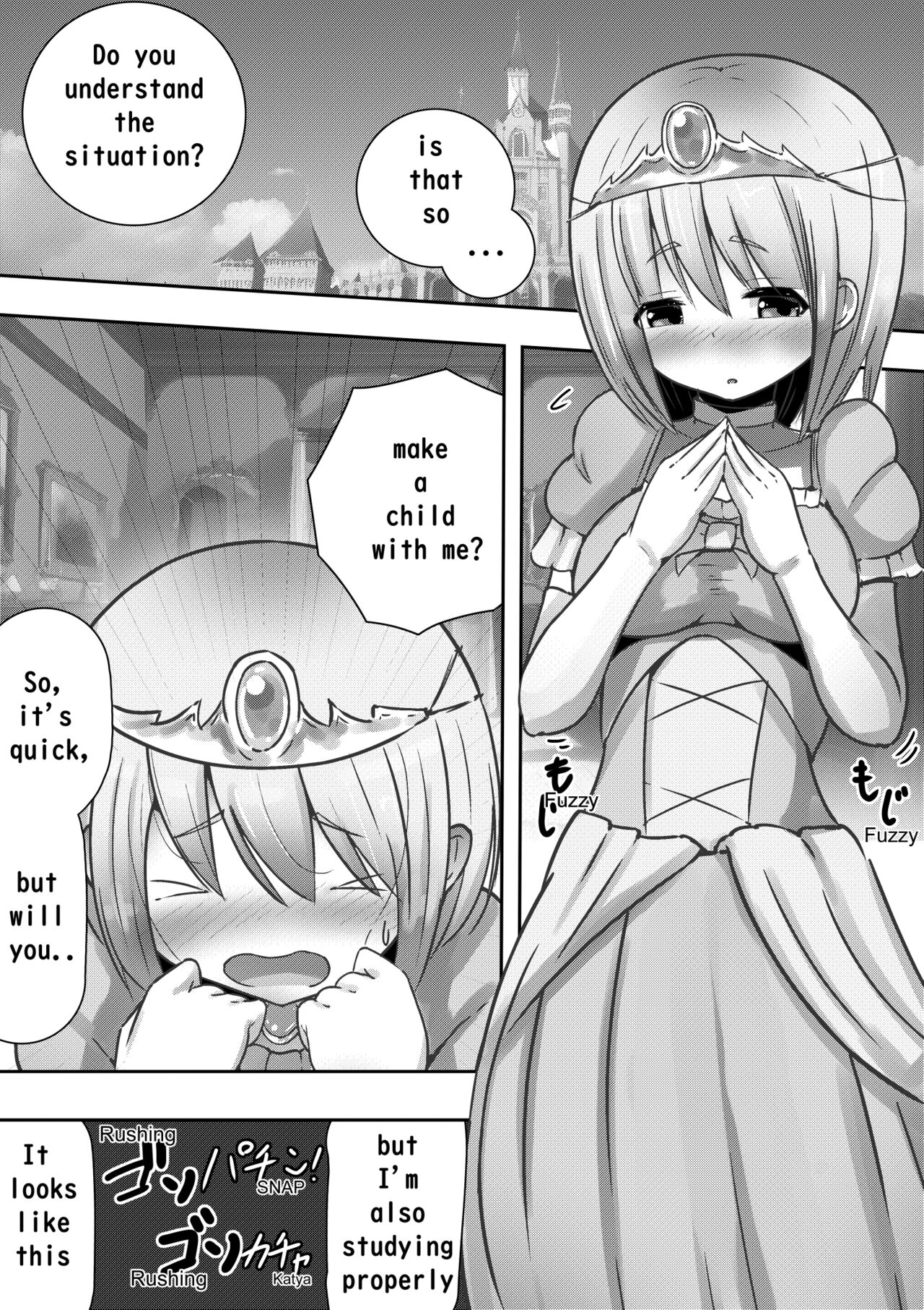 Fantasy princess and child making page 3 full