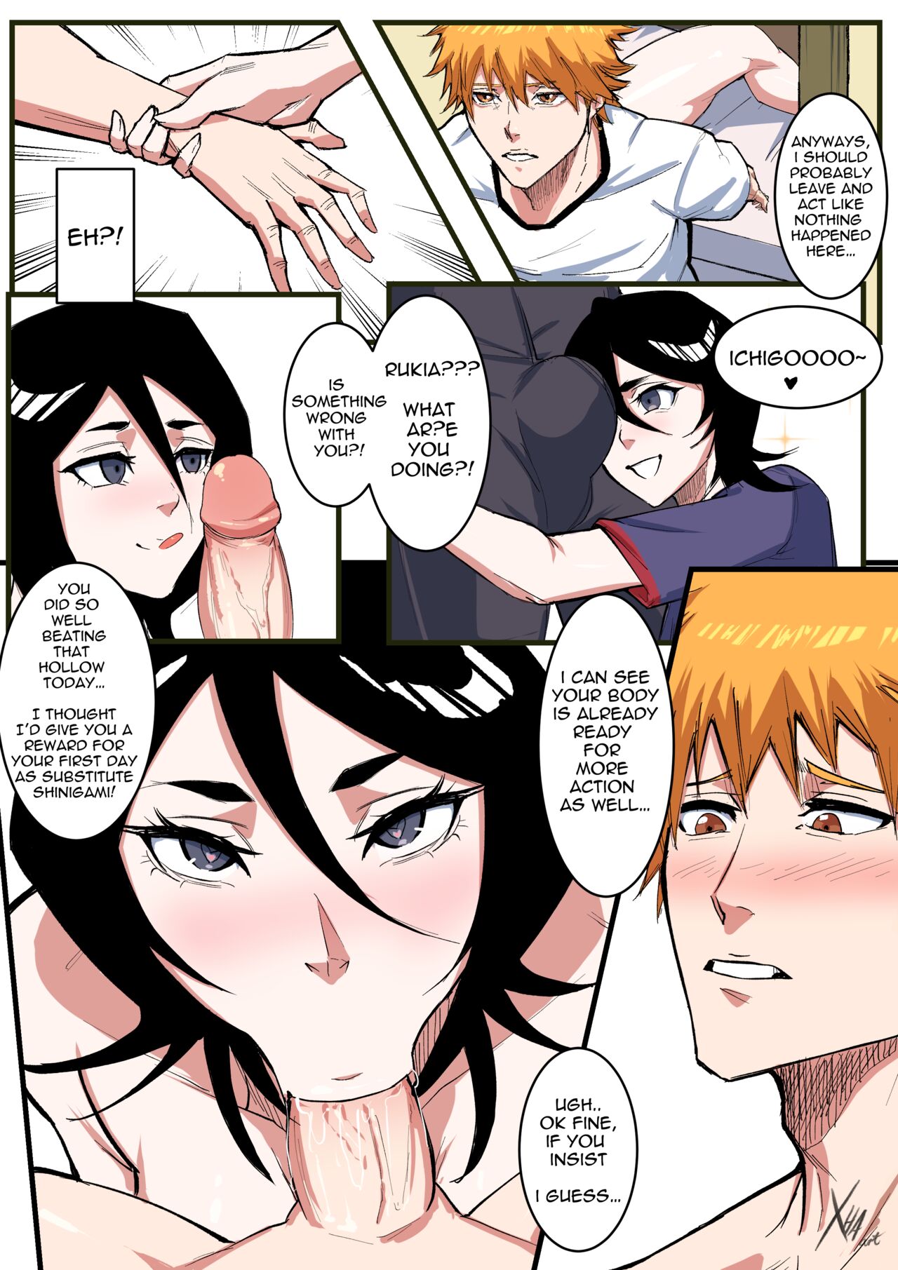 Rukia x Ichigo page 3 full