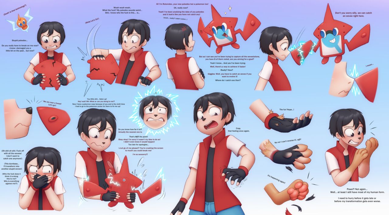 Red Eeveelutions page 9 full