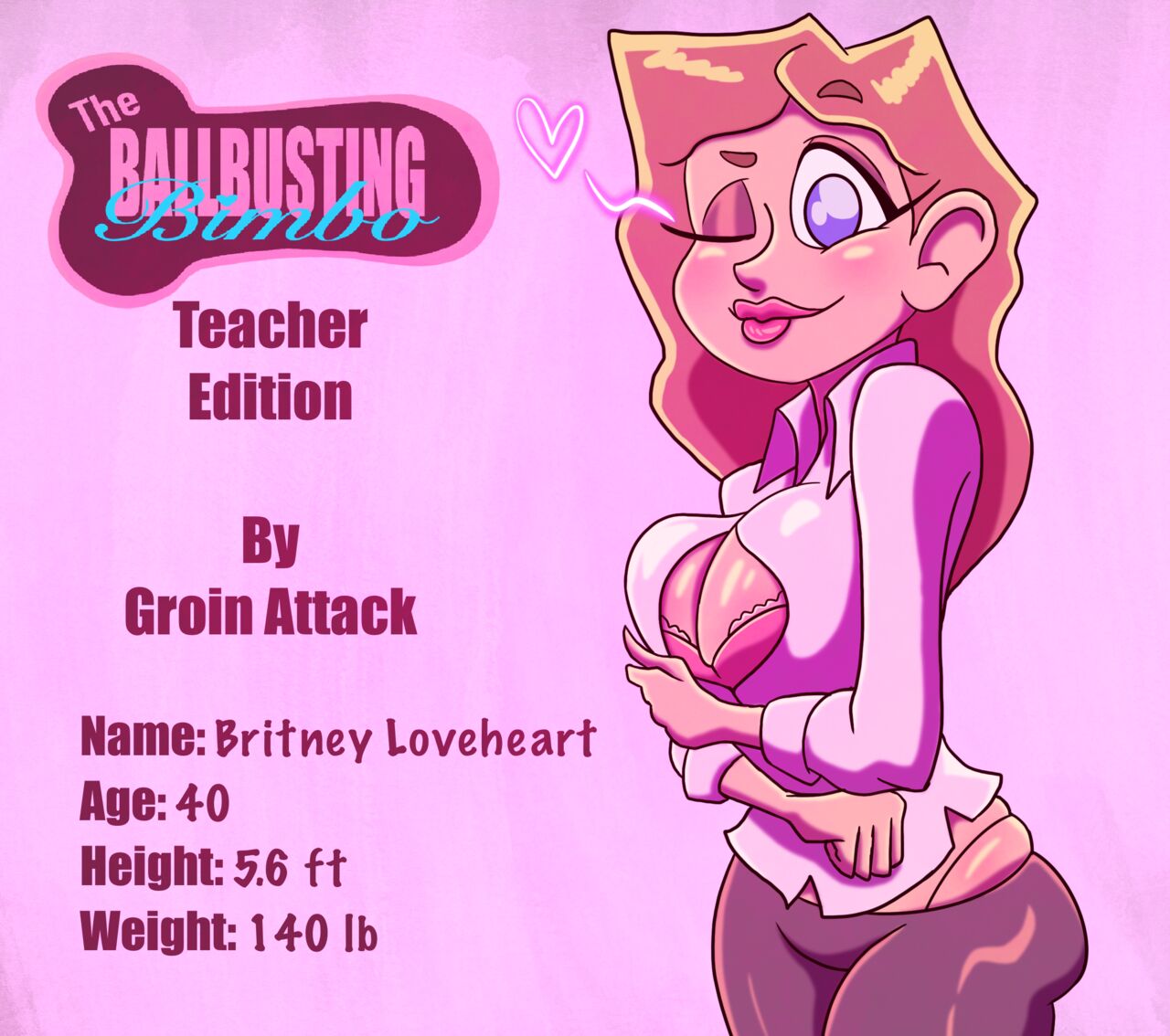Ballbusting Bimbo: Teacher Edition page 1 full