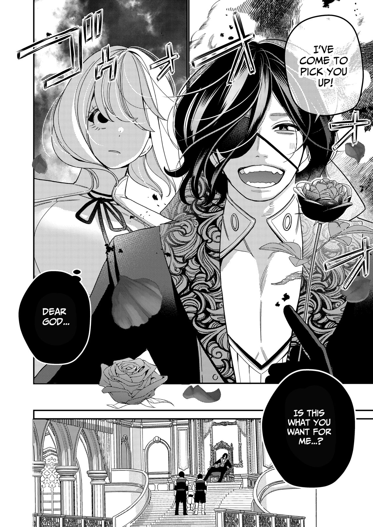 Seijo wa Tekikoku no Ou ni Otosareru | Corrupted by the Mercenary King. page 10 full