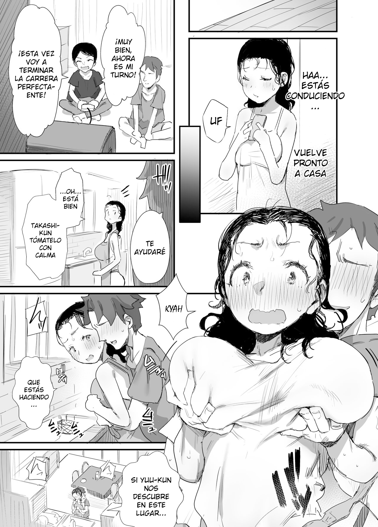 Natsu to Oba-san 3 | Verano con una Mujer Mayor 3 page 9 full