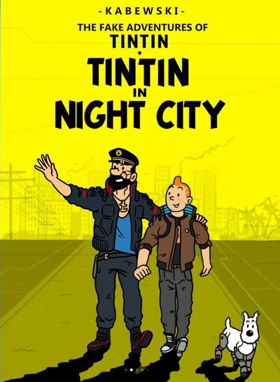 The Fake Adventures of Tintin collection page 5 full