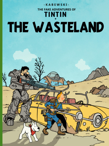 The Fake Adventures of Tintin collection cover