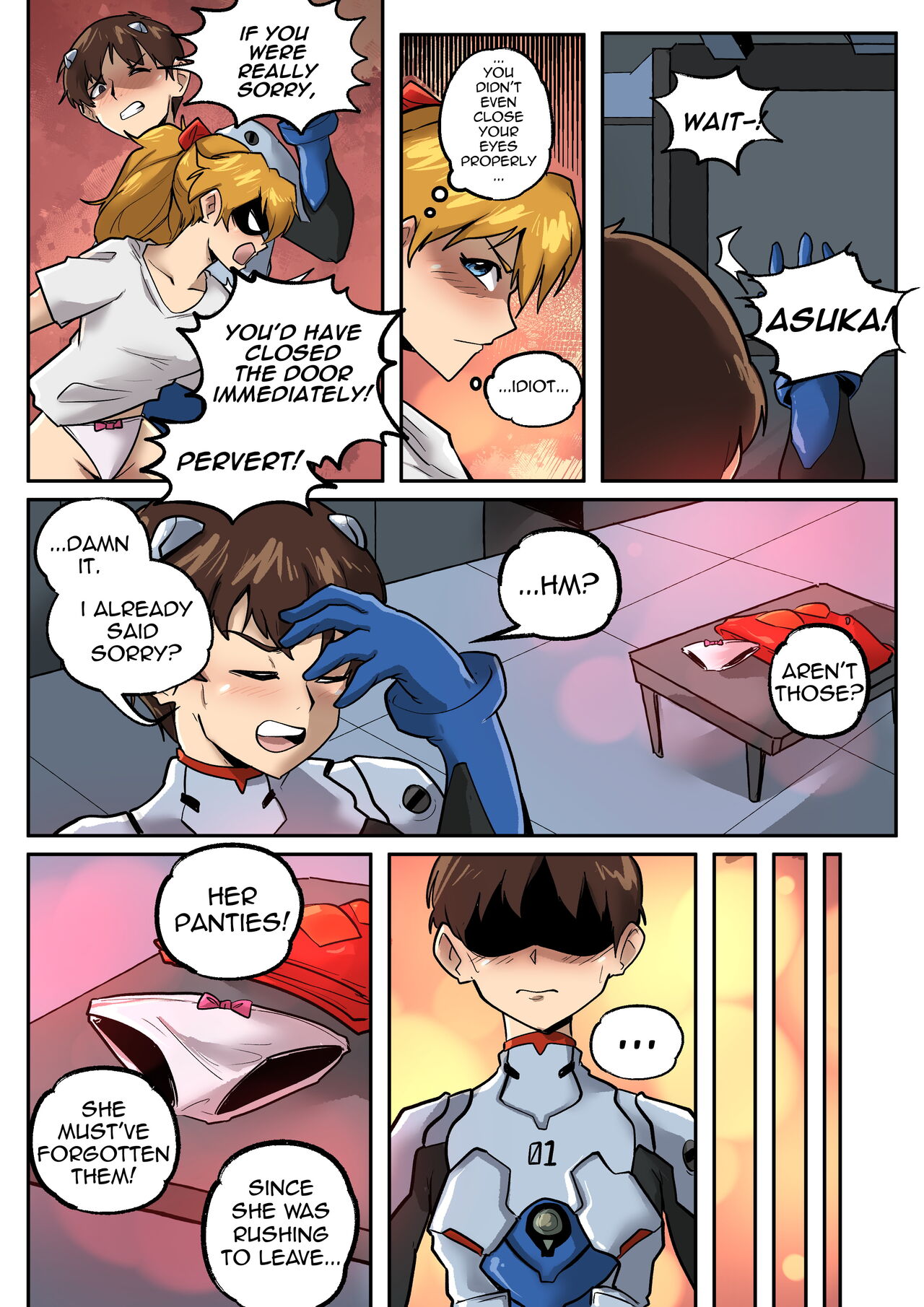 Evangelion Crossdressing page 2 full