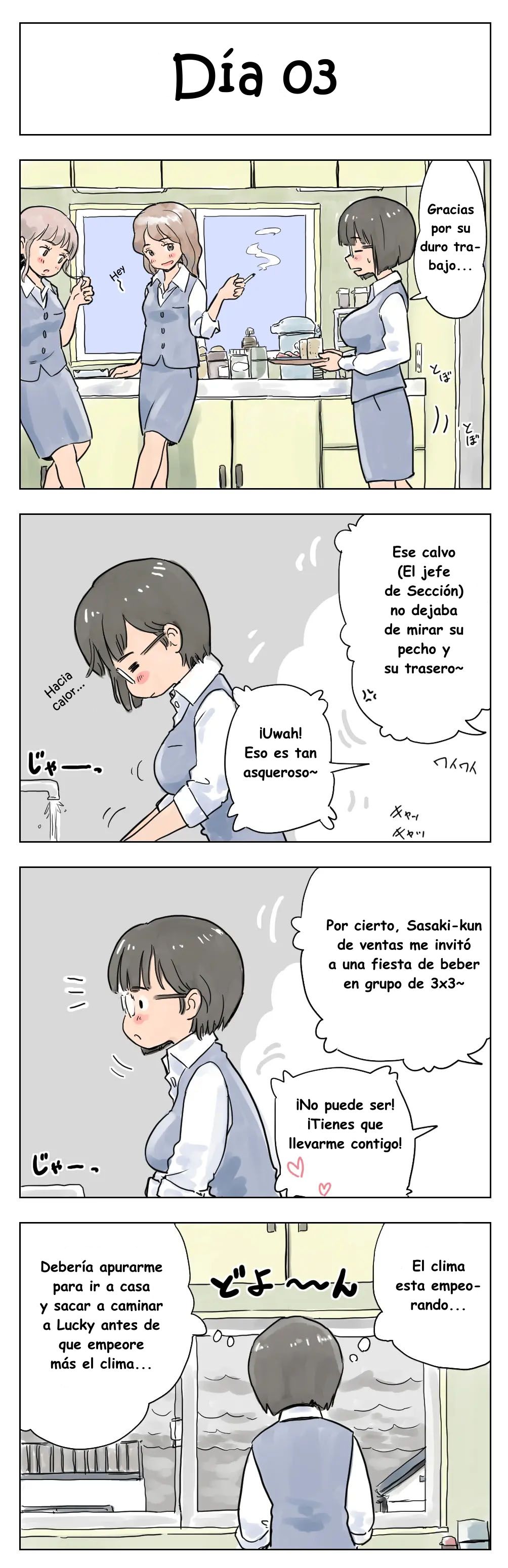 100-nichigo ni Aiken to Sex suru Jimi Kyonyuu Megane-chan page 5 full