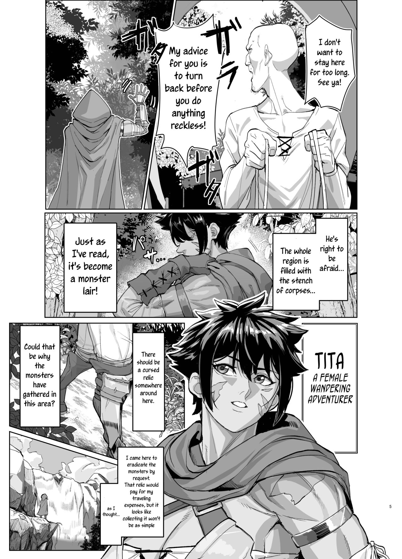 Ayaushi jo senshi-san | A Female Warrior in Trouble page 5 full