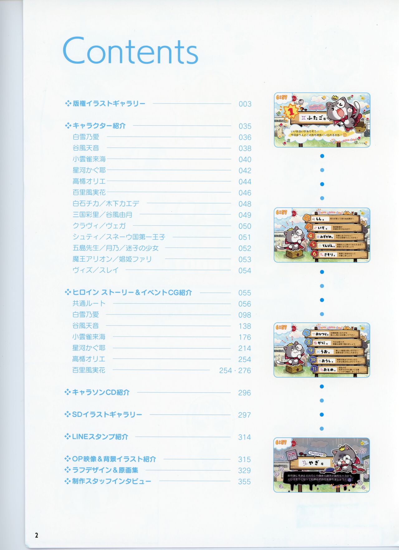 Tenshi Souzou re-boot!Official visual fanbook page 3 full
