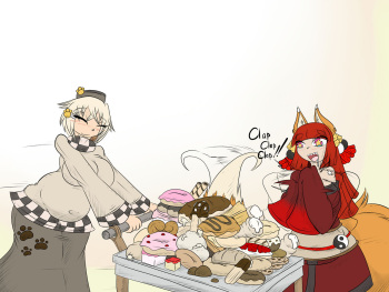 Filling the Glutton cover