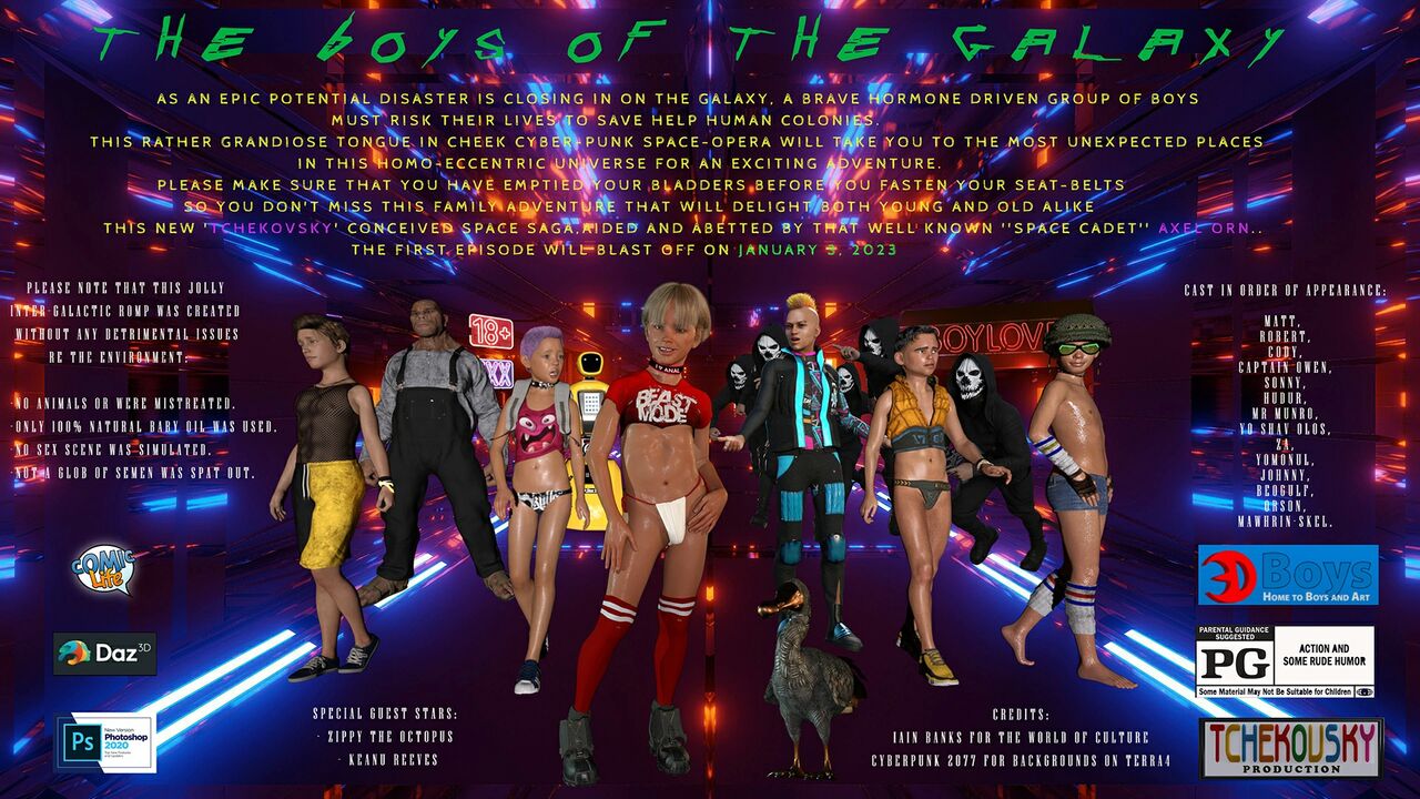 The boys of the Galaxy page 1 full