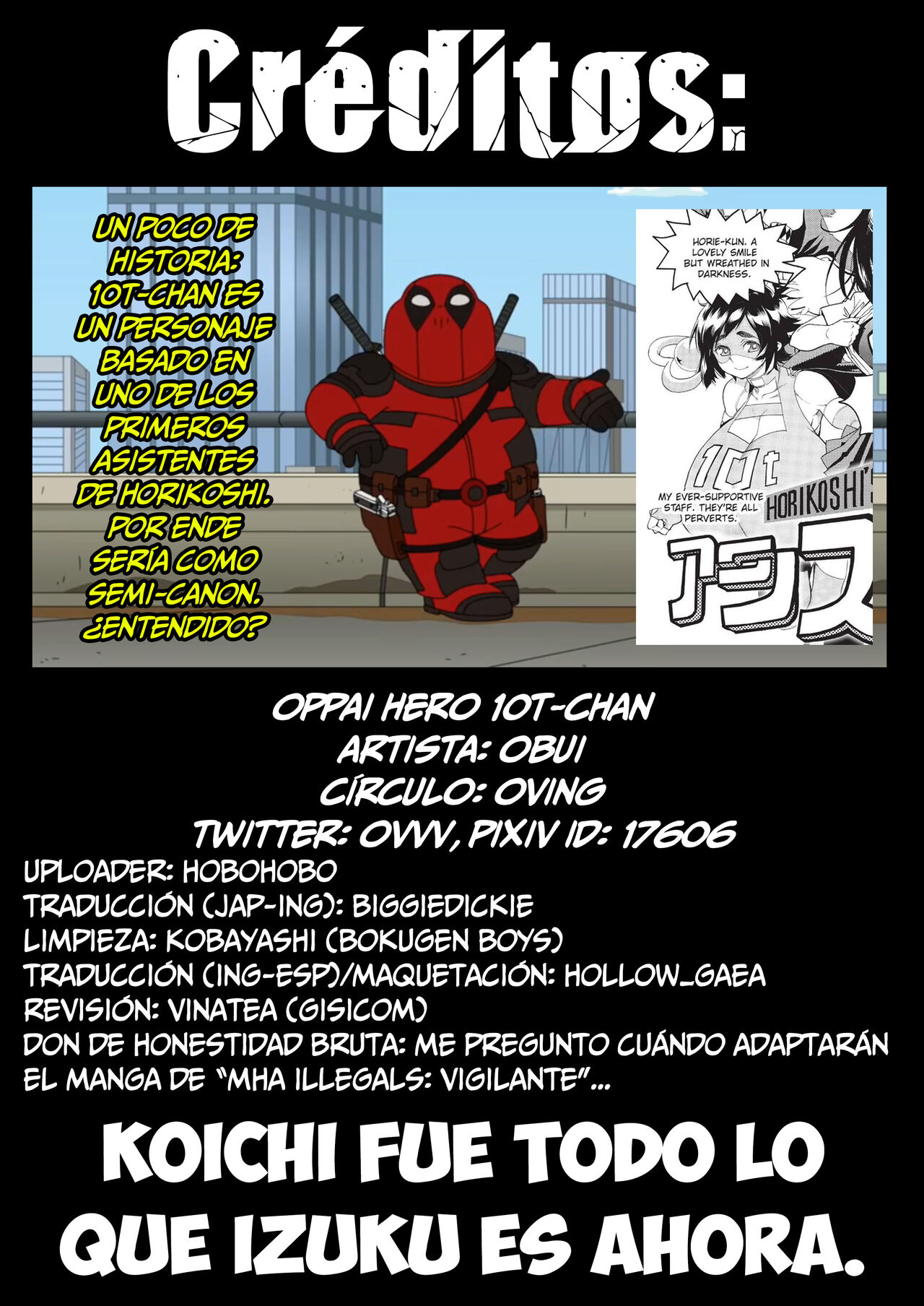 Oppai Hero 10t-chan | La Heroína Tetona, 10t-chan page 9 full
