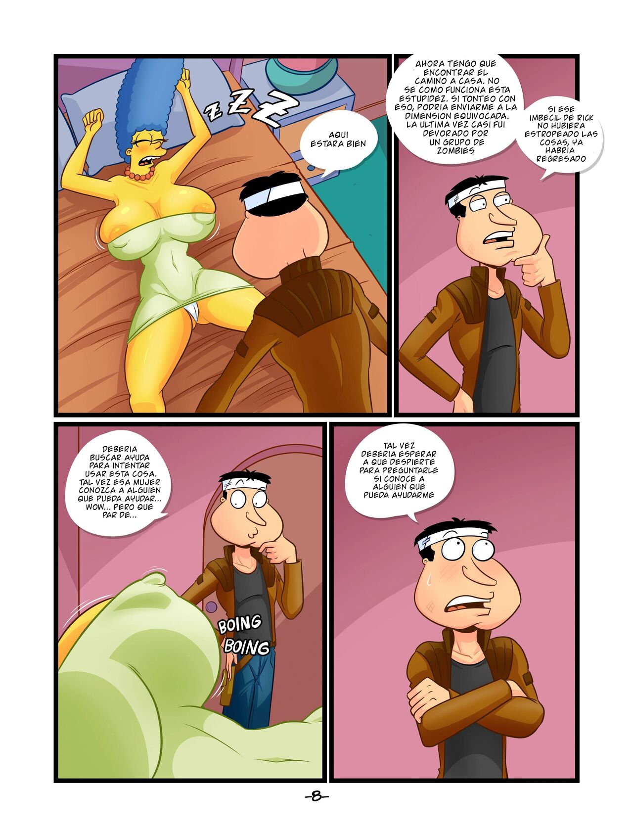 Quagmire Into The Multiverse 2 page 8 full