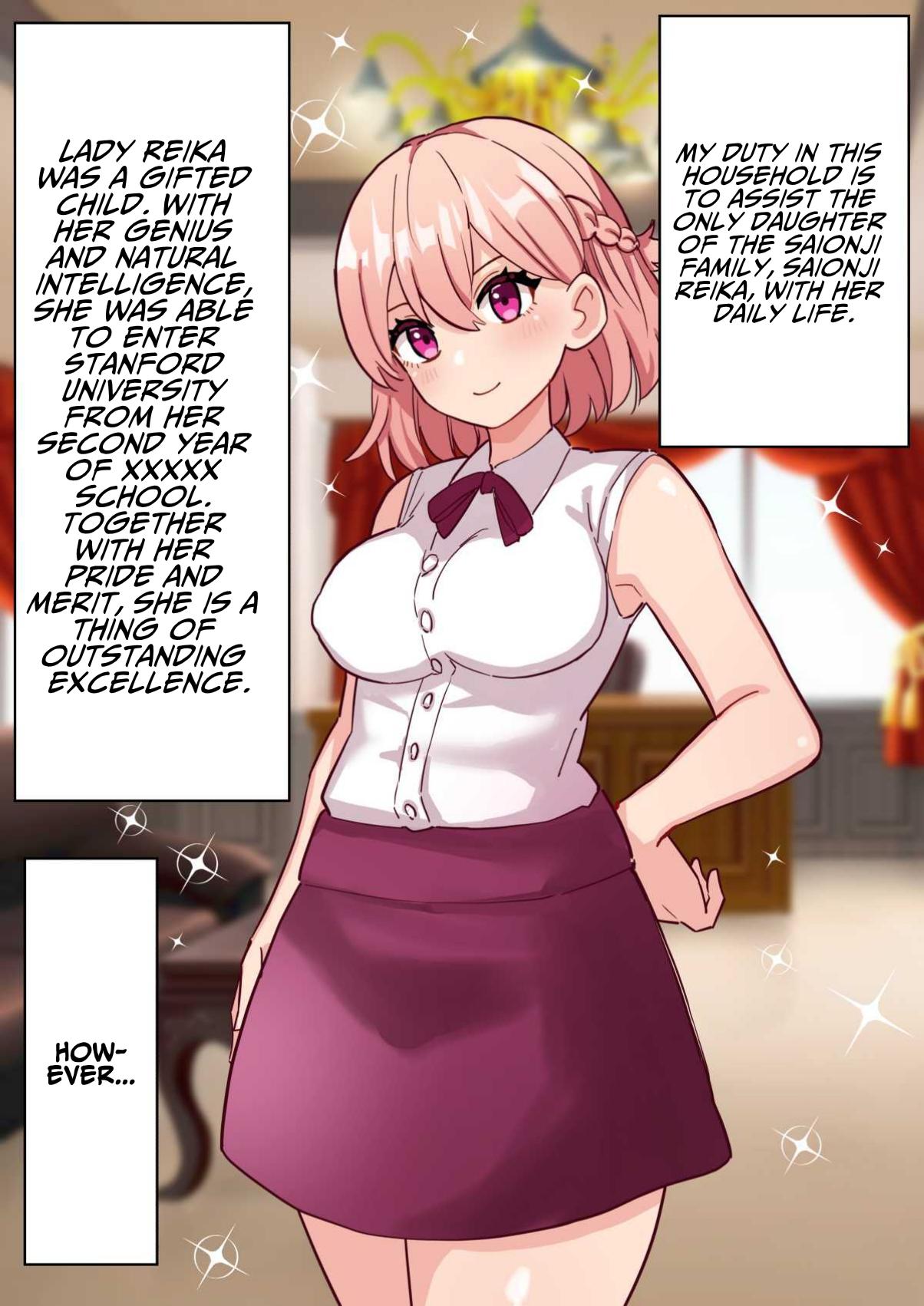 24-Jikan Oho-goe Doubutsu Koubi no Yakata ~Futanari Ojou-sama ga Bakunyuu Maid ni Chinpo Kanri Sareru Hanashi~ | The House of 24 Hour Moaning Inducing Animalistic Mating page 7 full