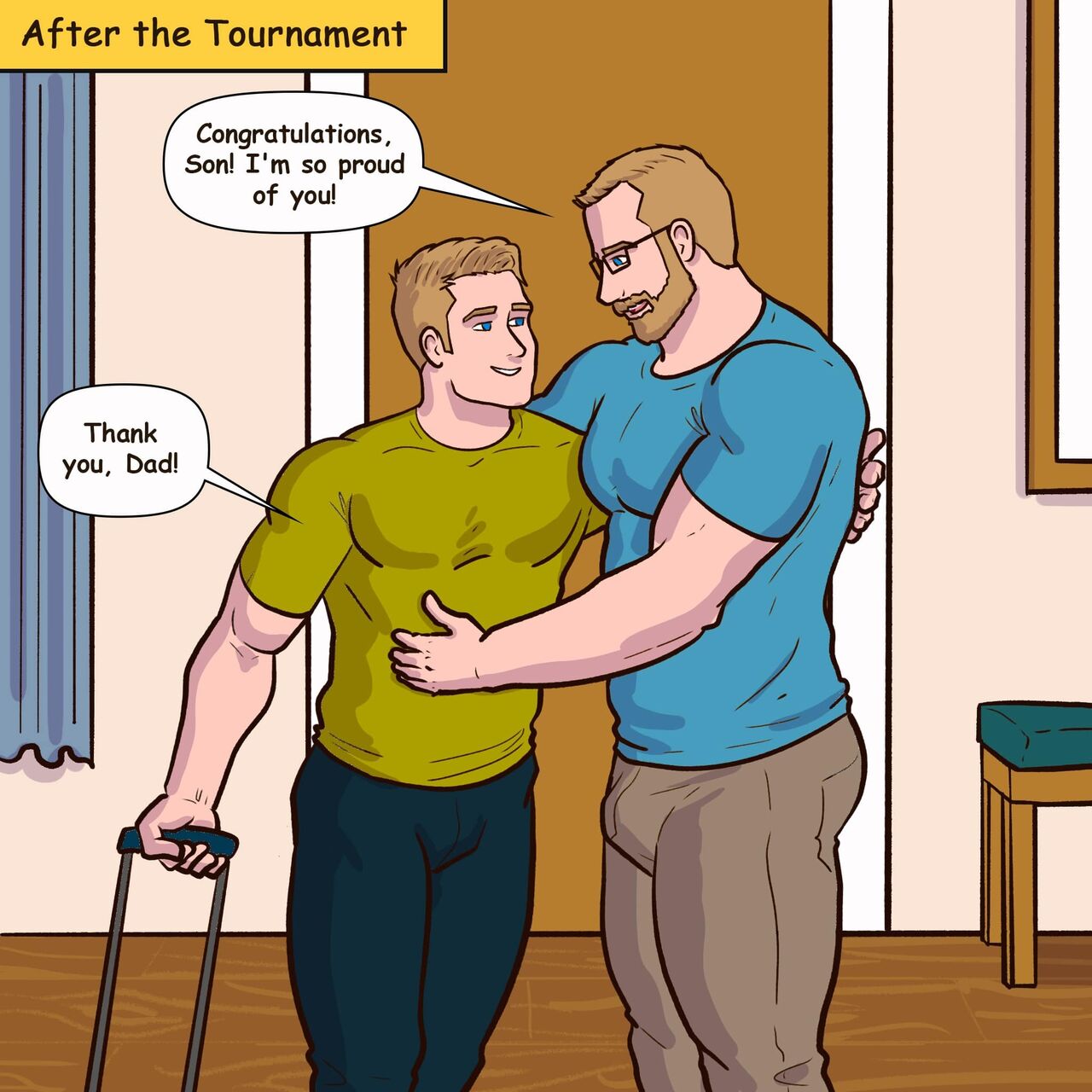 Gabo Artwork Comic 44 - Christmas at the Ranch page 1 full
