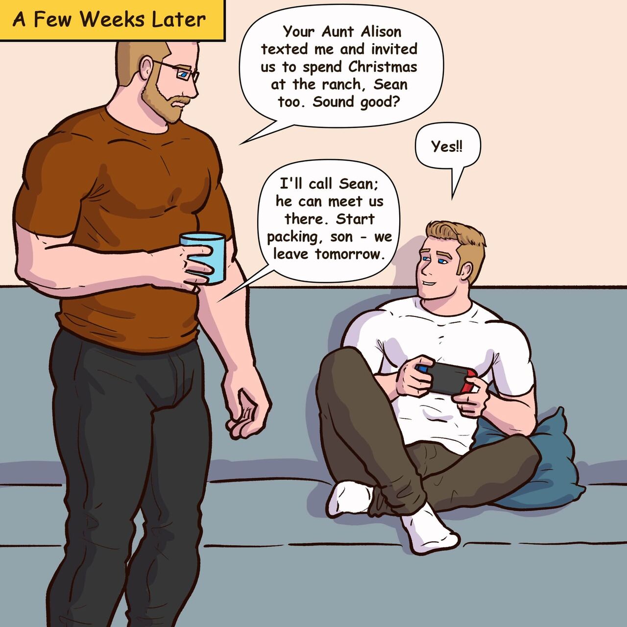 Gabo Artwork Comic 44 - Christmas at the Ranch page 2 full