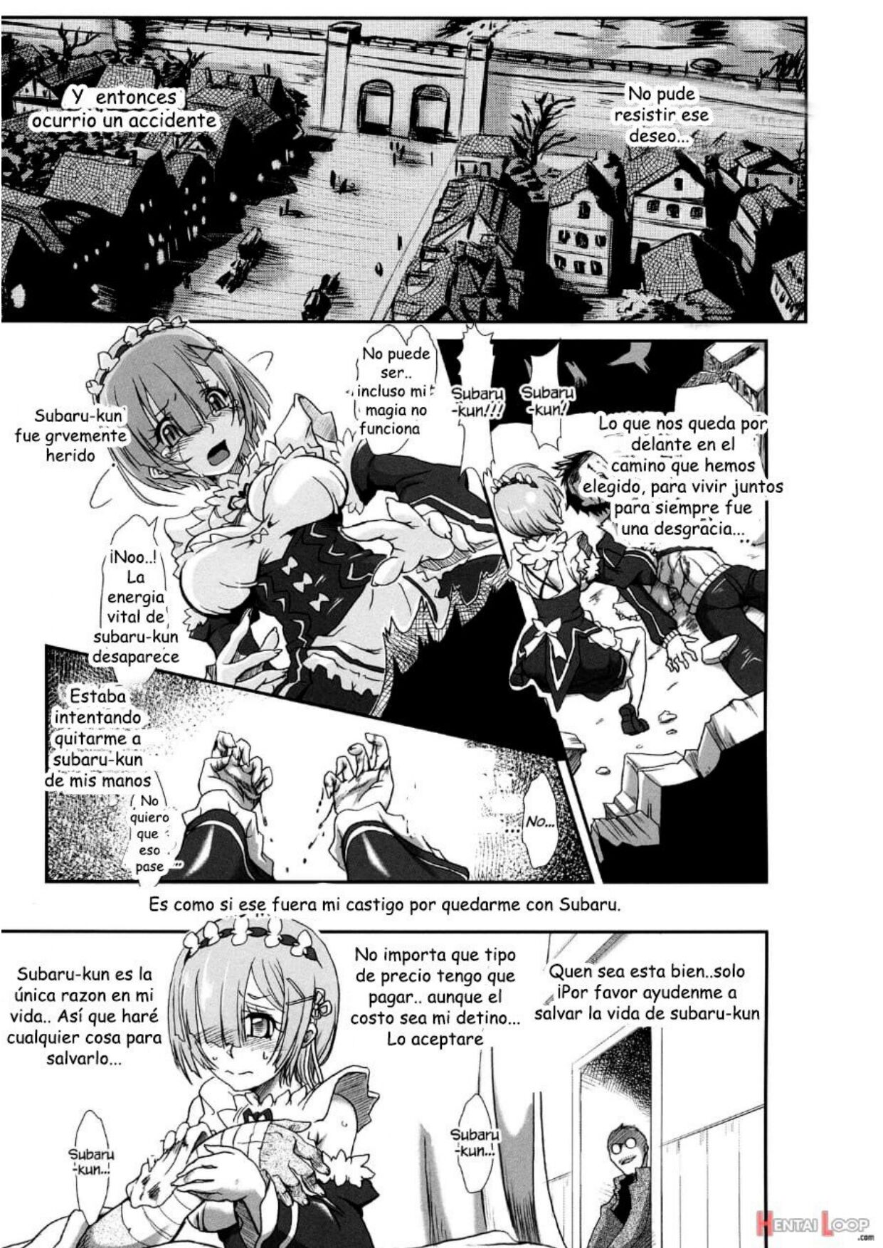 Rem - Danshou - Natsuki Rem no Eromanga   page 4 full