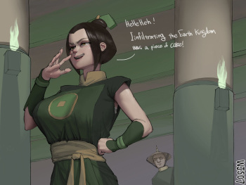Azula gets caught cover