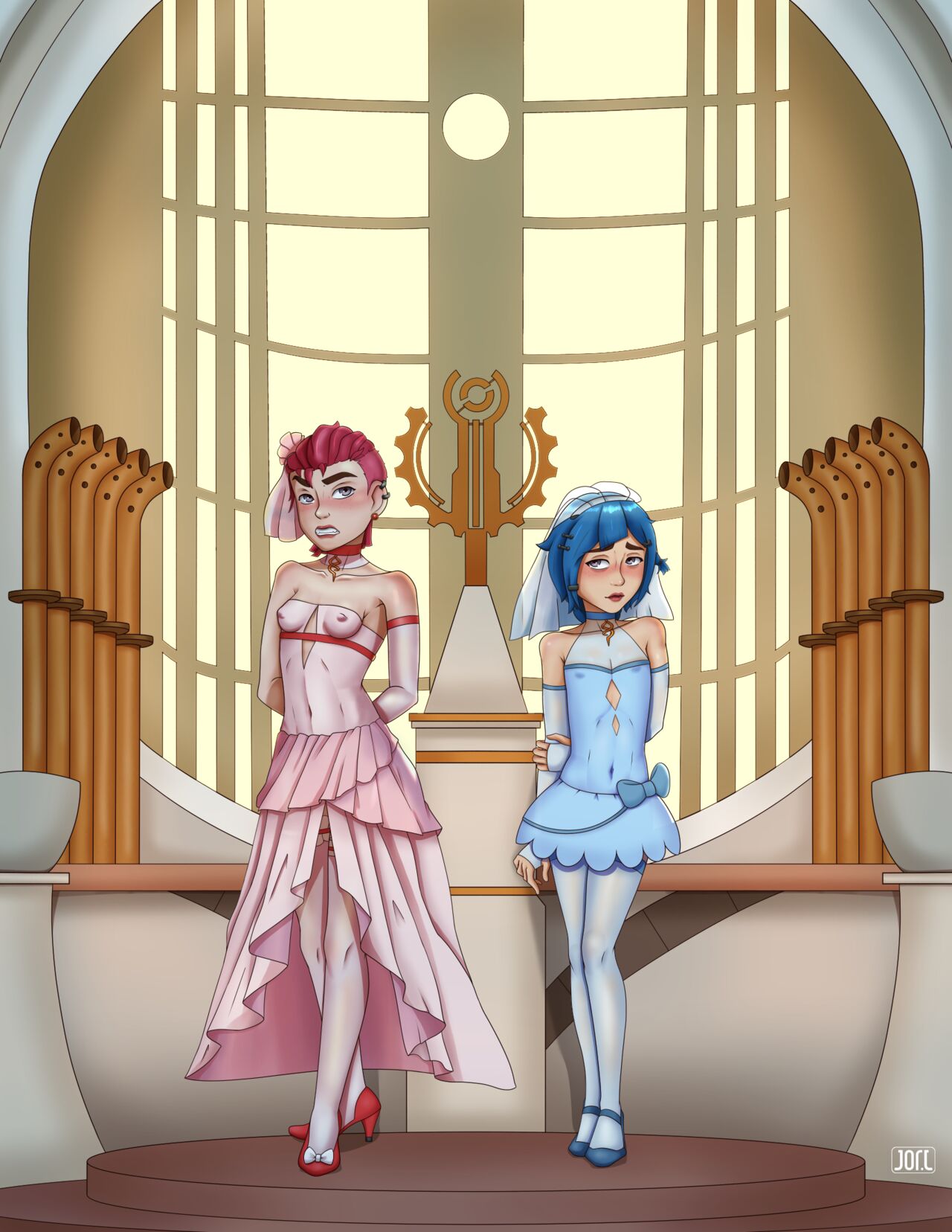 Vi and Powder Wedding page 1 full