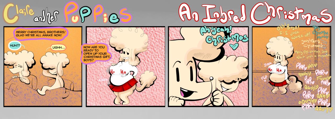 Claire and her Pups: An inbred christmas page 2 full
