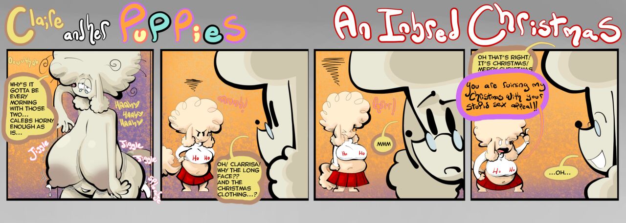 Claire and her Pups: An inbred christmas page 3 full