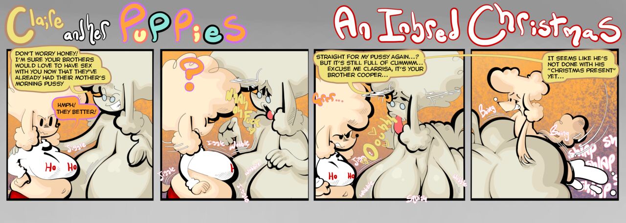 Claire and her Pups: An inbred christmas page 4 full