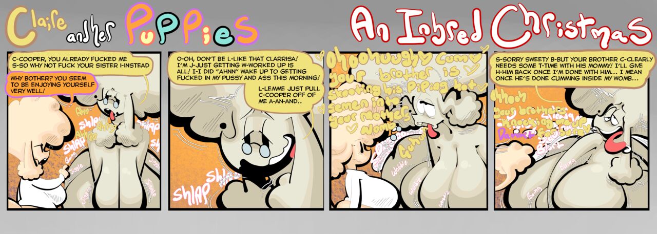 Claire and her Pups: An inbred christmas page 5 full