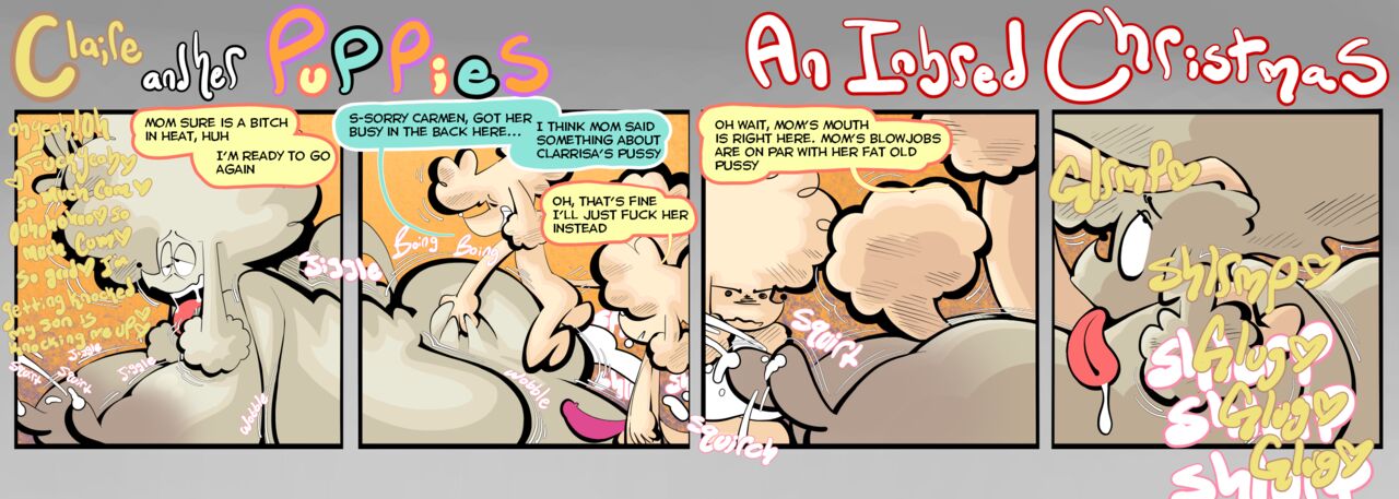 Claire and her Pups: An inbred christmas page 6 full
