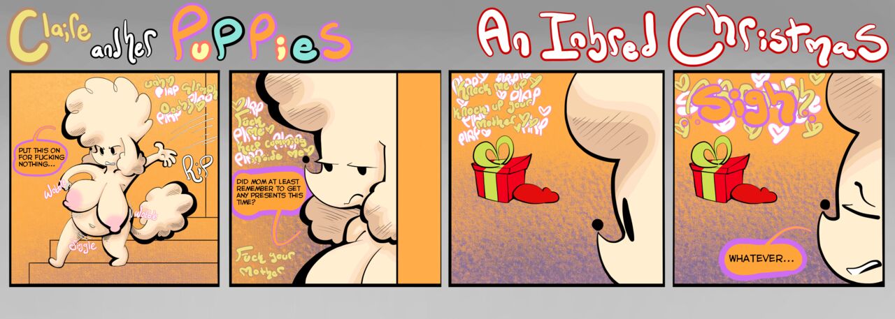 Claire and her Pups: An inbred christmas page 7 full