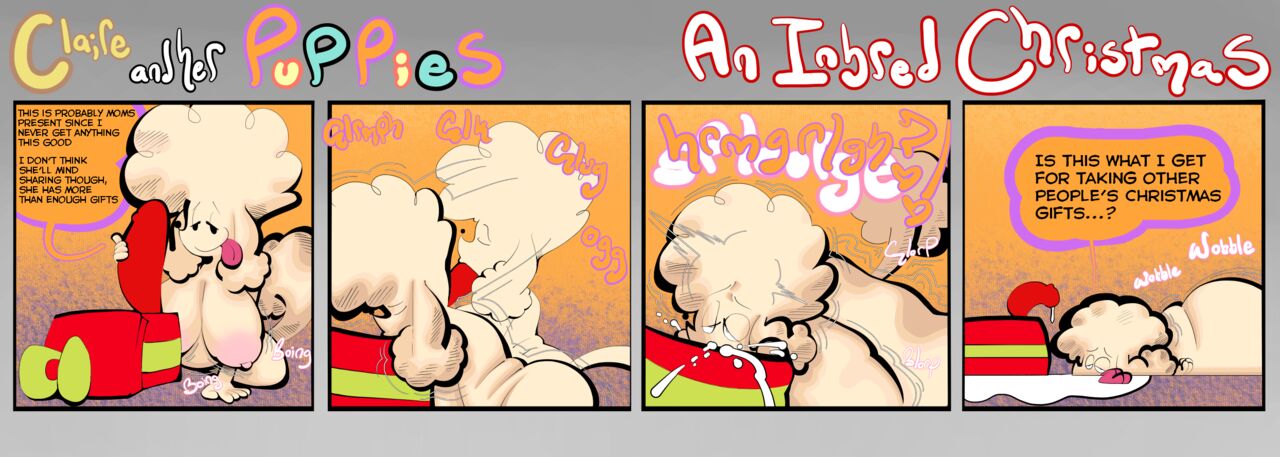Claire and her Pups: An inbred christmas page 8 full