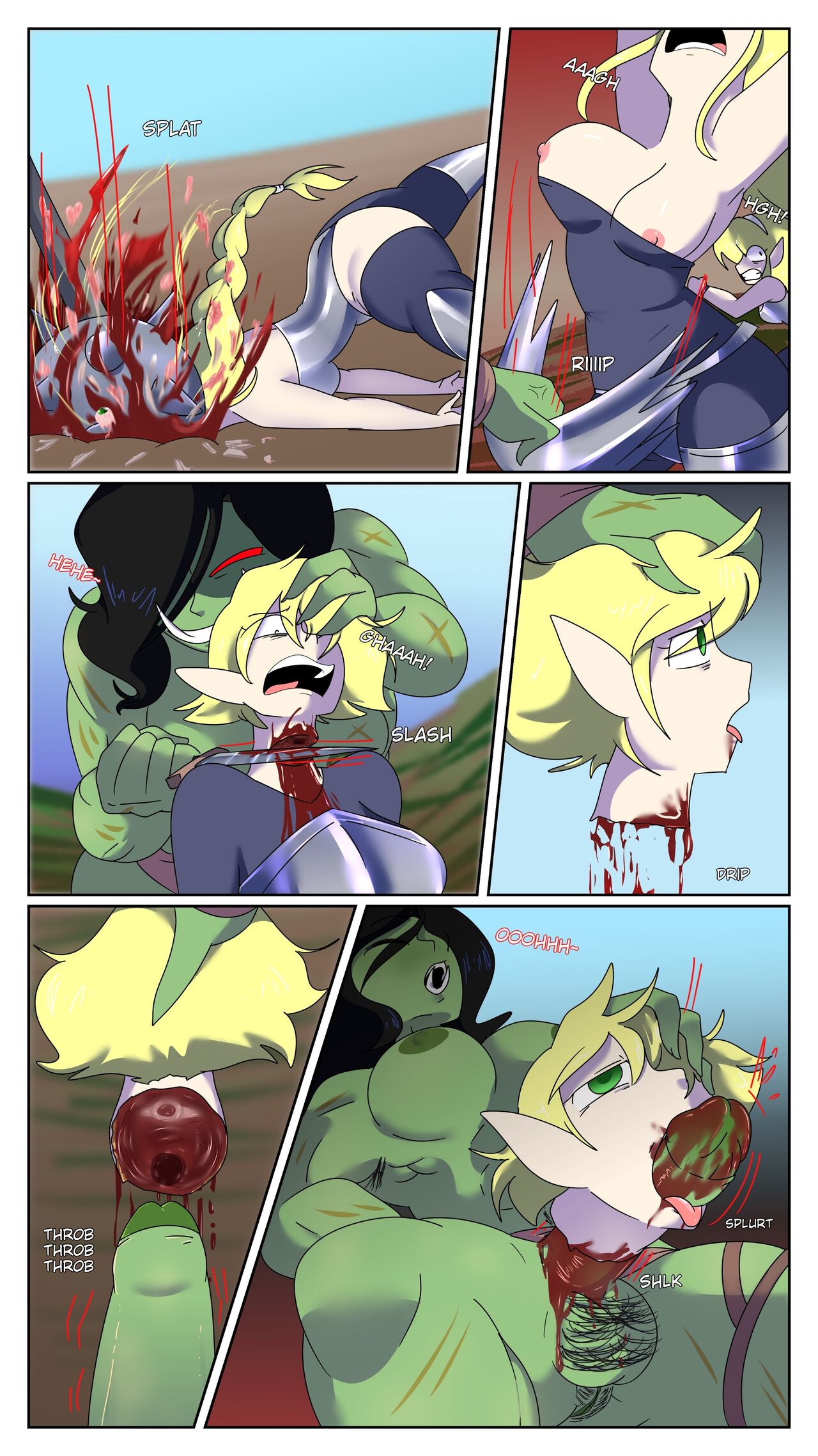 Futa Orc raiders vs Elven troops page 3 full