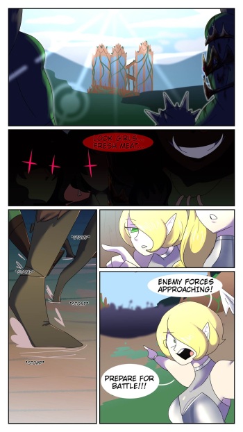 Futa Orc raiders vs Elven troops cover