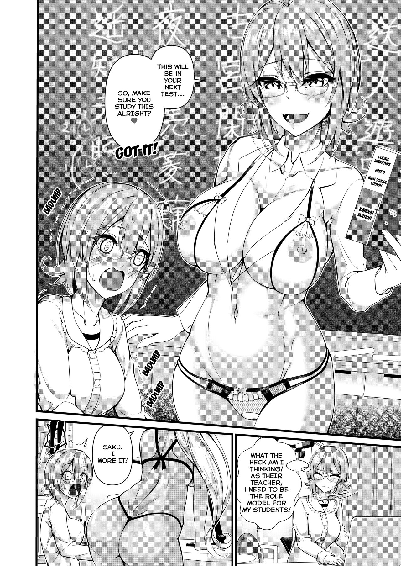 Futanari Gym Employee Serious Highschool Teacher page 9 full