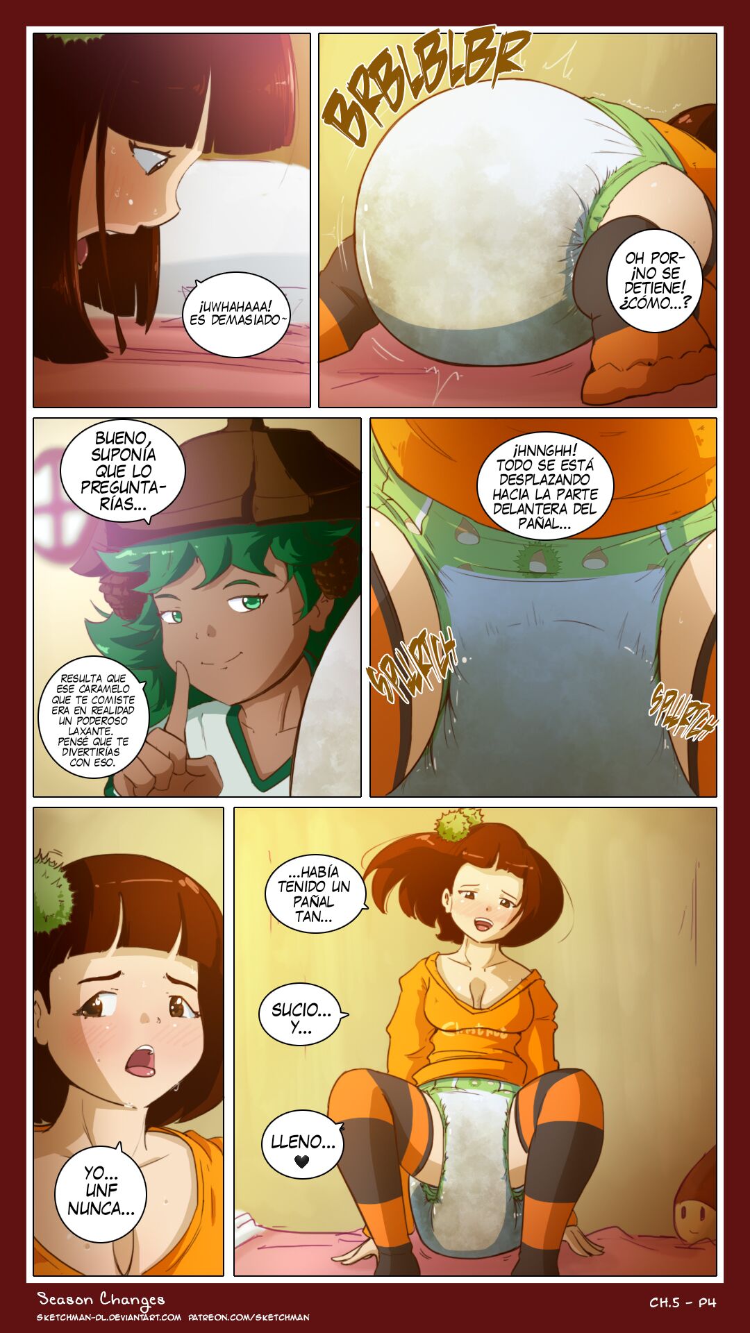 Season Changes  - CÓMIC ESPAÑOL / SketchMan-DL page 4 full