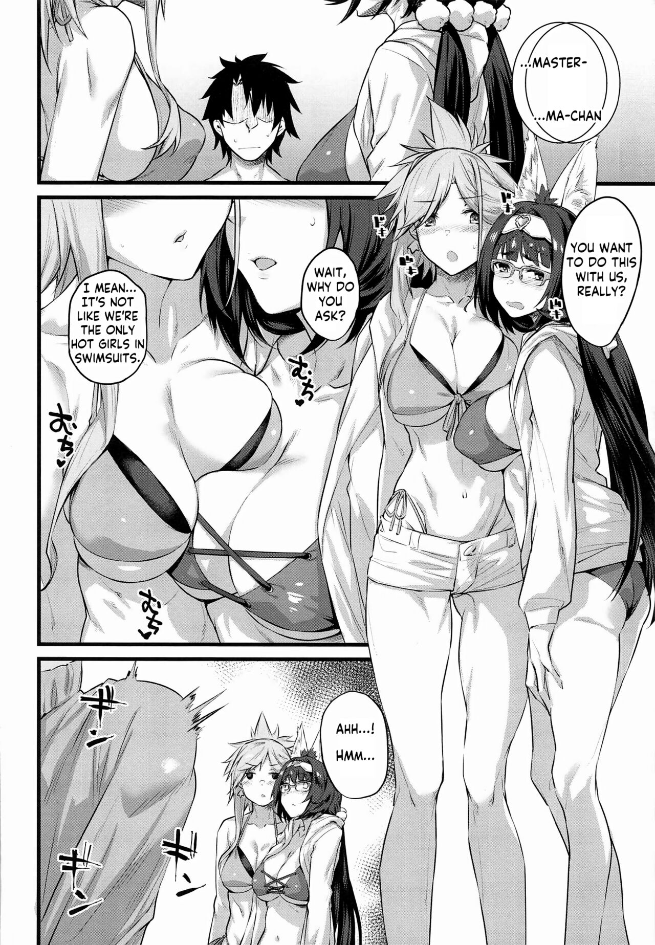 Serva Fes no Genkou Sagyou de Tamatta Master o Musashi-chan to Okkii ga Nuite Kureru Hon. | A book in which Musashi-chan and Batty will help Master get rid of the cum he accumulated during ServantFes page 4 full