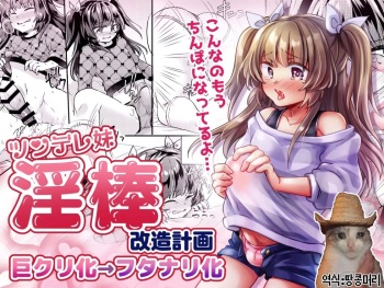 Tsundere Imouto Inbou Kaizou Keikaku | 츤데레 여동생 창녀 개조 계획 cover