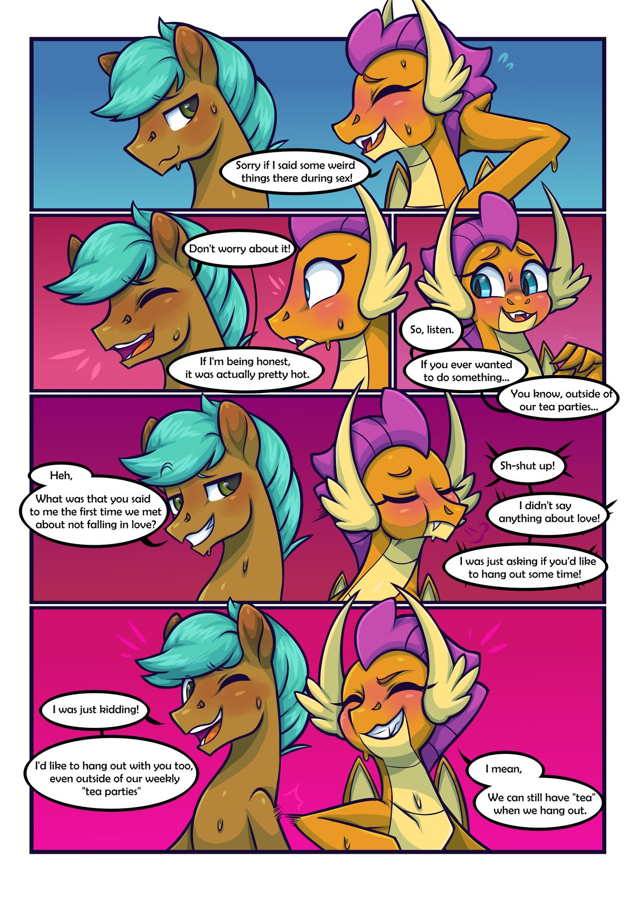 Smolder x OC Comic #2 page 7 full