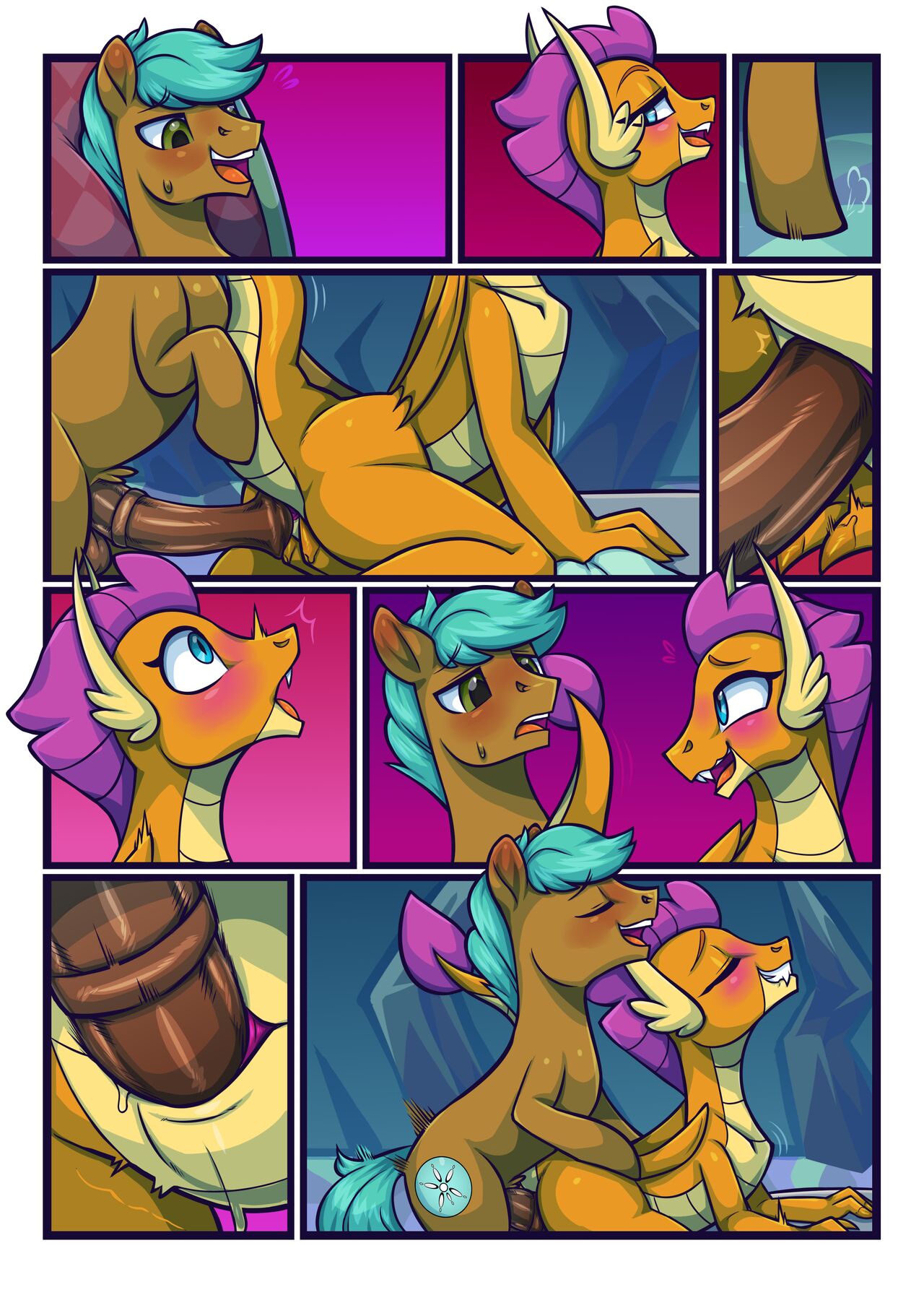 Smolder x OC Comic #2 page 9 full