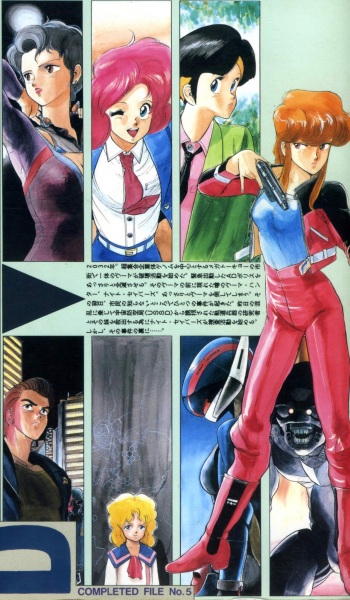Bubblegum Crisis Artbook cover