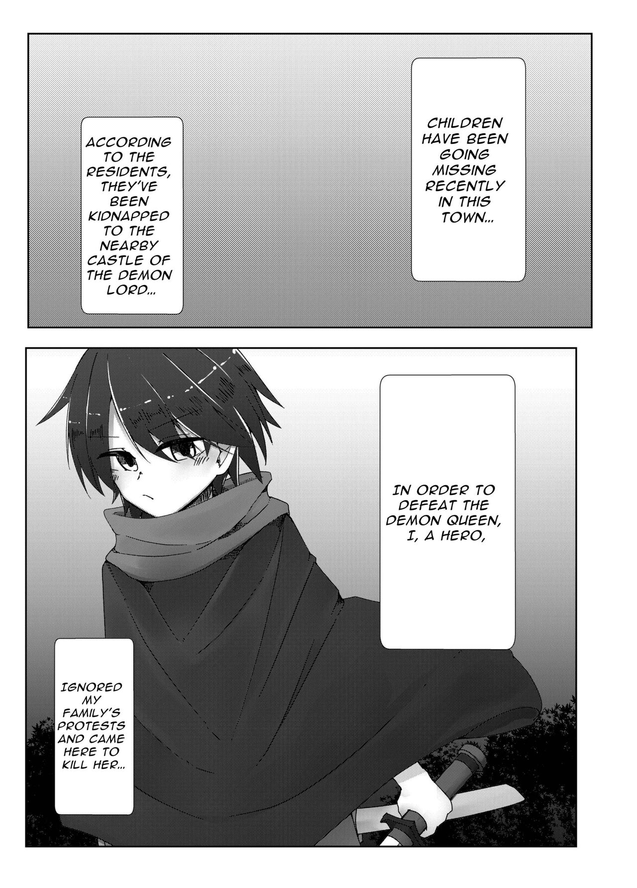 Shota Yuusha ga Mukanjou na Succubus ni Jimuteki ni Shiboritorareru Hanashi | Shota Hero Gets Business-like Milking From An Emotionless Succubus page 3 full