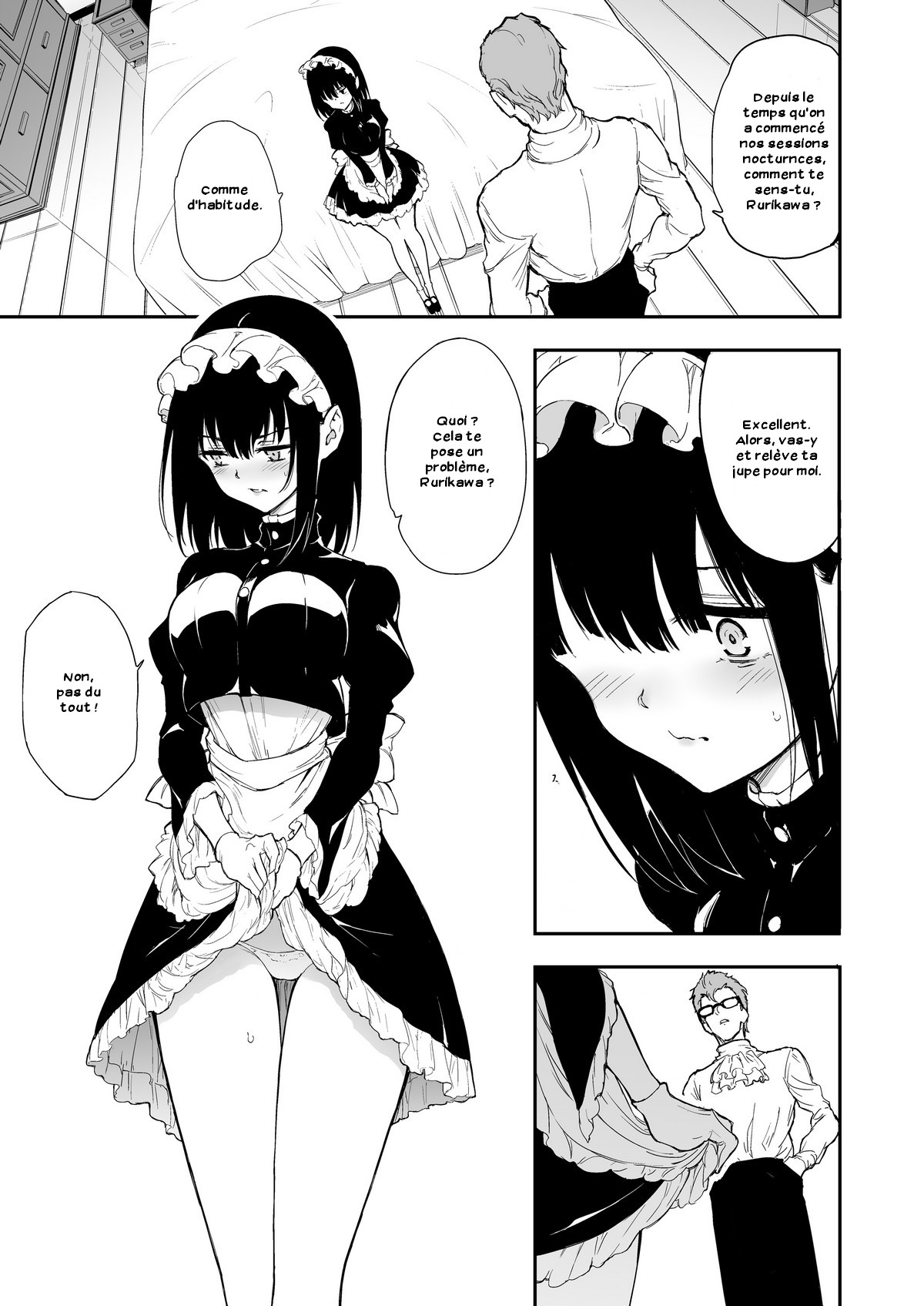 Maid Kyouiku. 4 -Botsuraku Kizoku Rurikawa Tsubaki- page 4 full