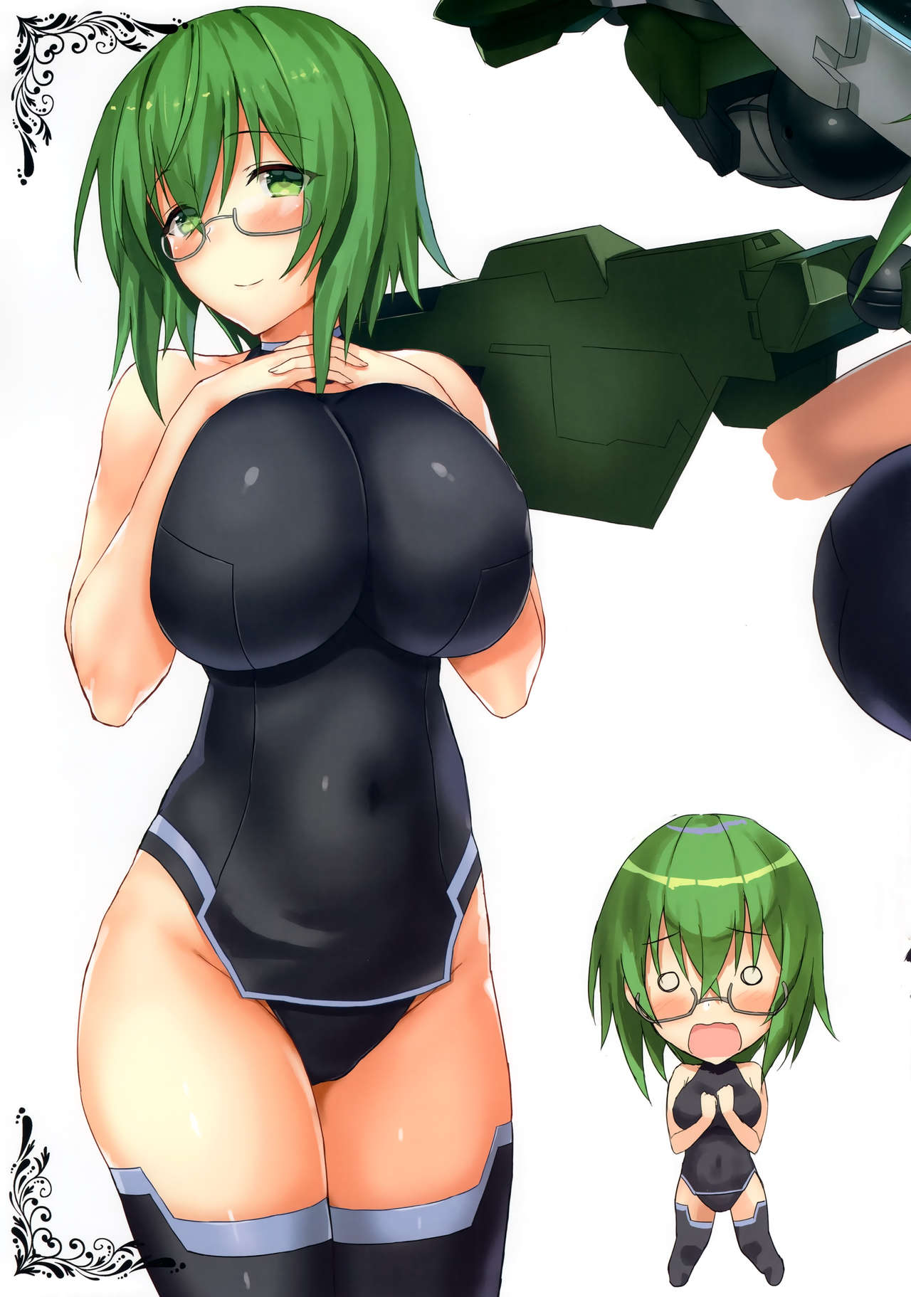 Megane Kyonyuu ga Suki! | Love Girls with Glasses and Huge Breasts! page 6 full