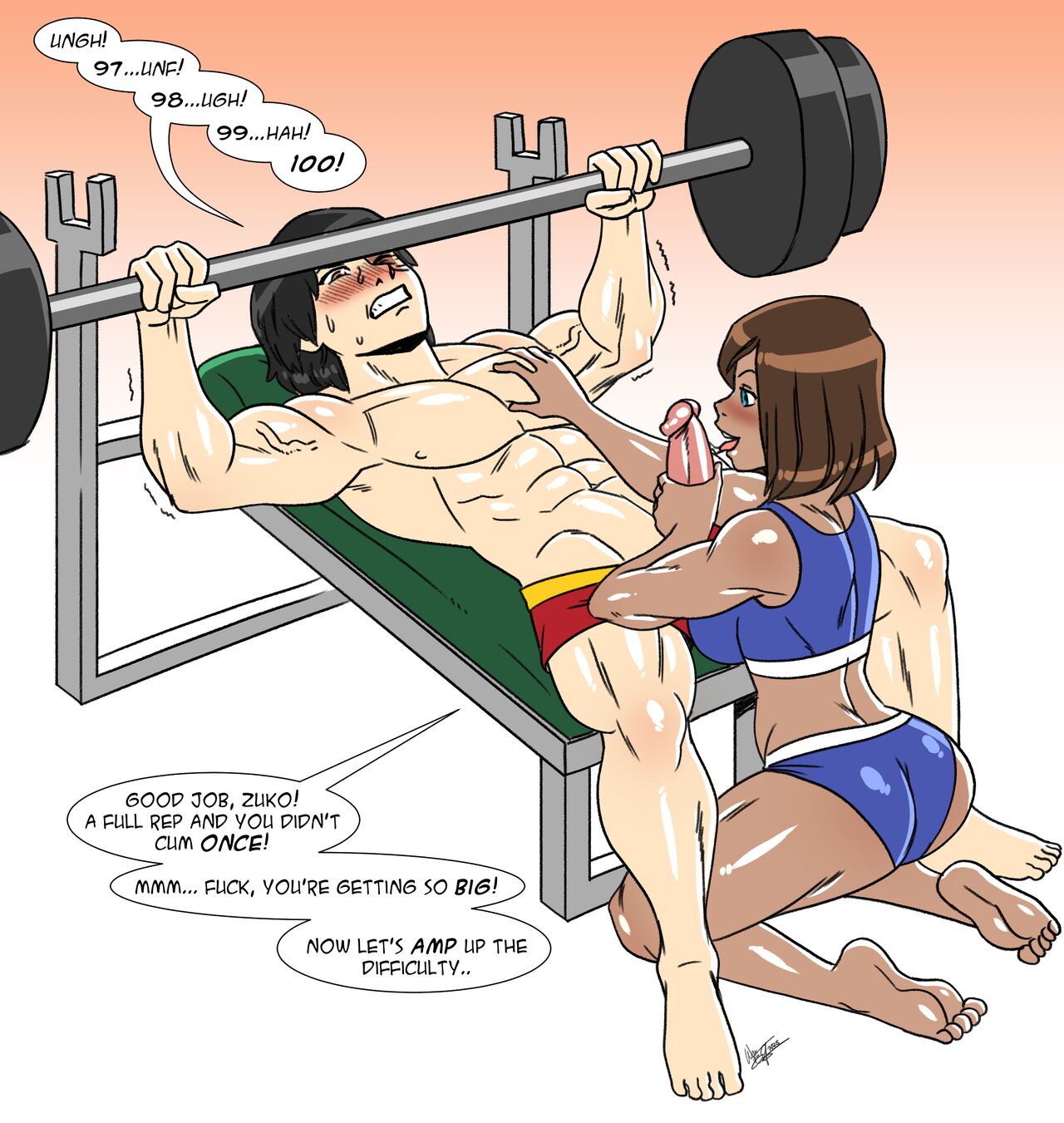 Korra &amp; Zuko page 1 full