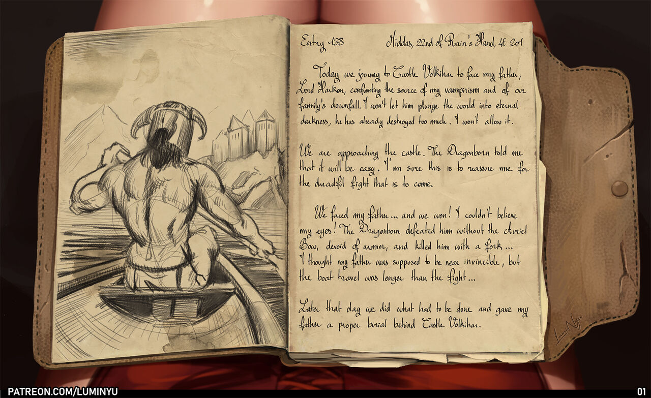 Serana comic page 1 full