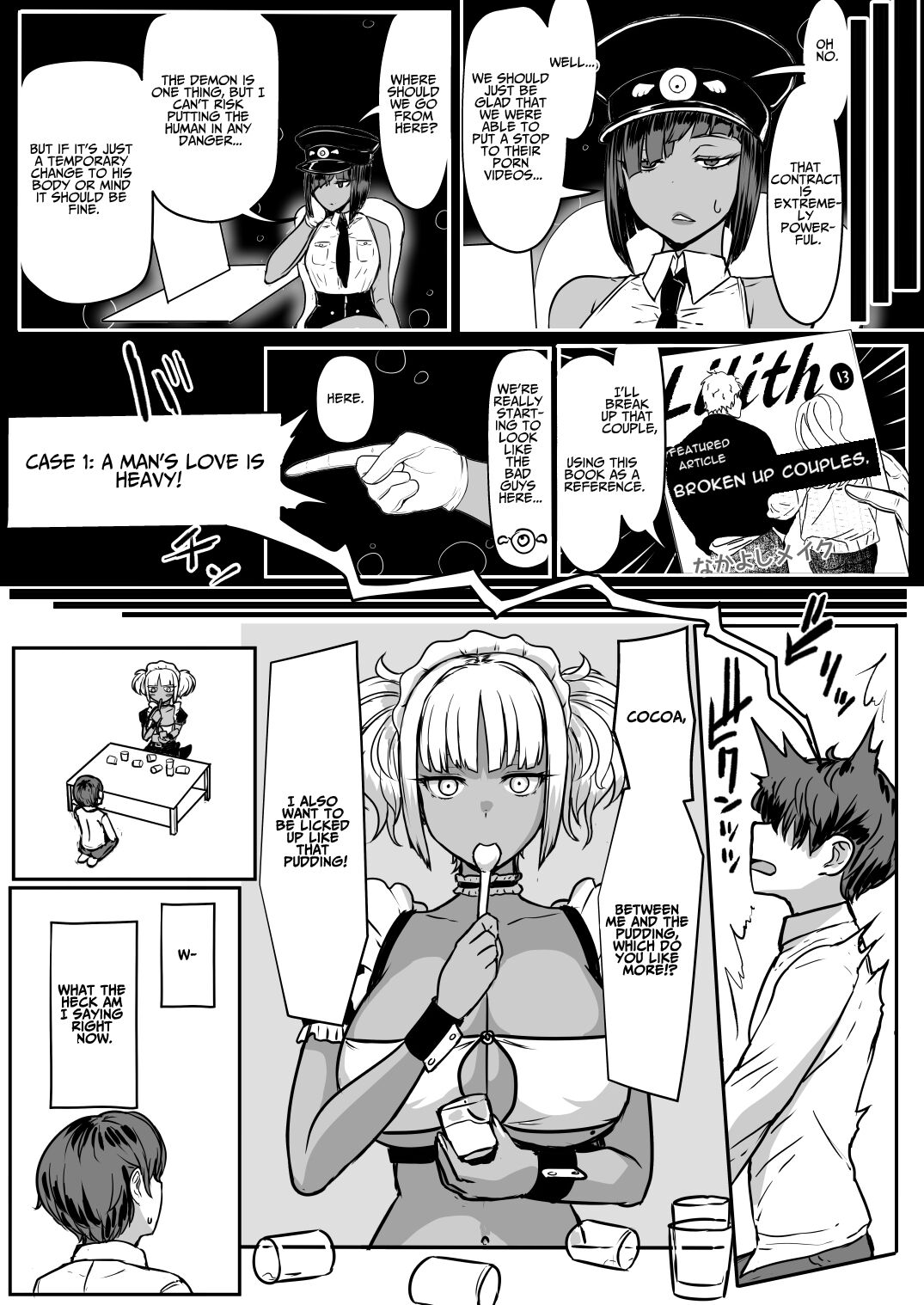 Kuro Gal Maid Inma, Goshu o Kuu. 2 | Kuro-Gyaru Succubus Maid Devours Her Master. 2 page 4 full