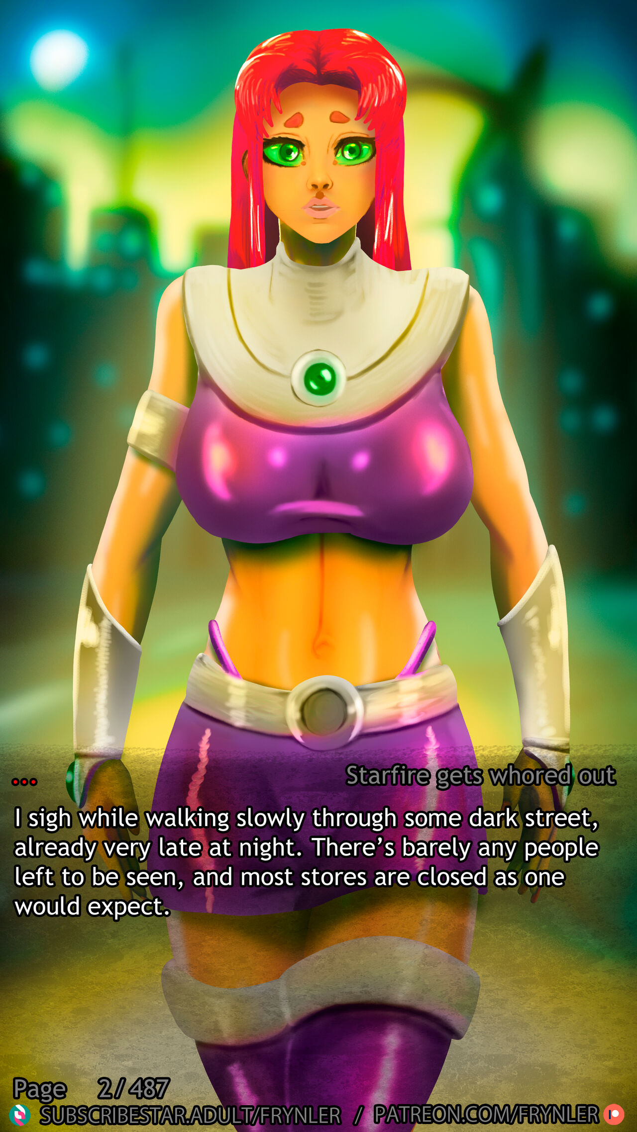 Starfire Gets Whored Out page 2 full