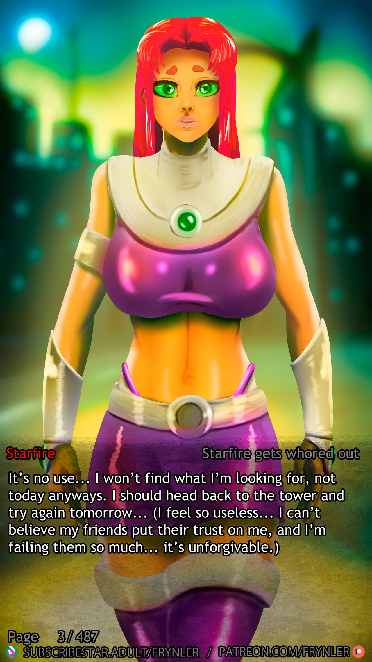 Starfire Gets Whored Out page 3 full